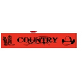 Novelty Strong Band Pre-Printed Country Wristband